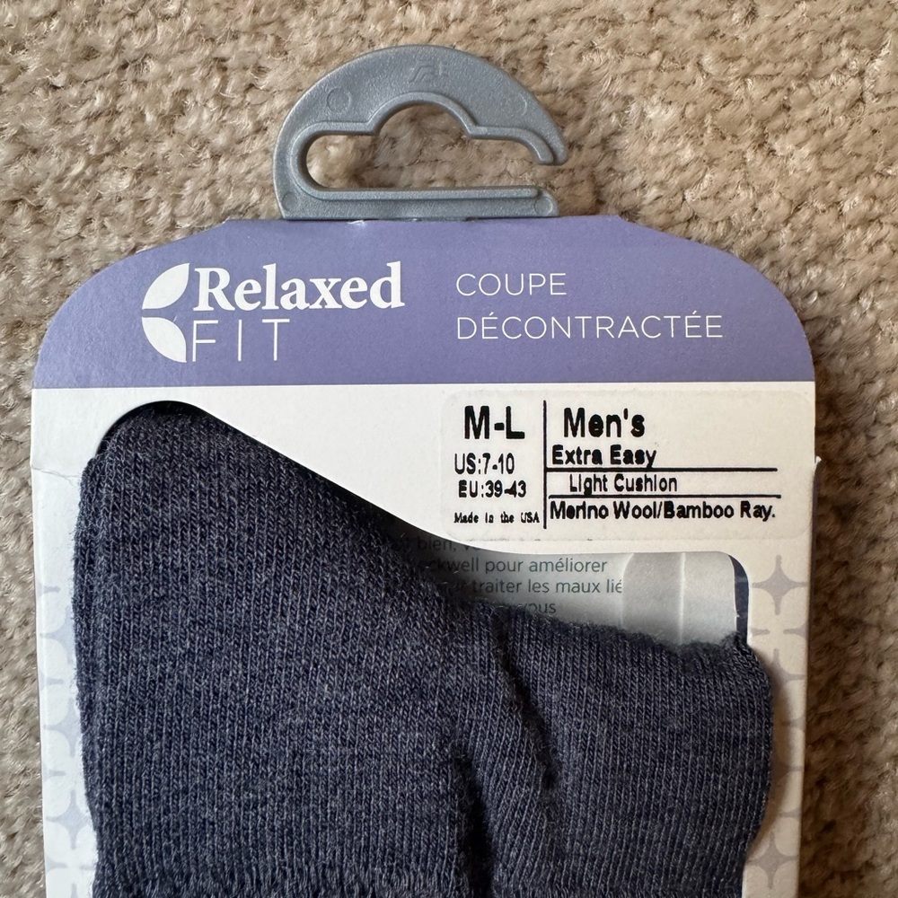 Relaxed Fit Men's Casual Gray Socks